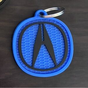 Blue Acura keychain!